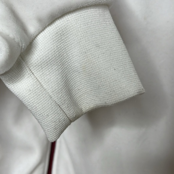 Nike White Velour Zip Tracksuit Jacket Women Size M Blemish - Picture 4 of 7